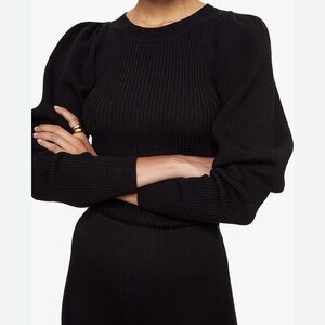 NWOT Anine Bing Rowan Black Sweater Size M
